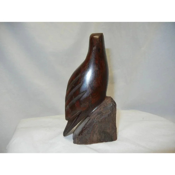 Ironwood‎ Eagle, hand carved, bird lover, nature lover, animal figurine - Picture 3 of 6
